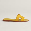 Hermès - Sandales Oran Jaune Bouton D'or