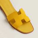 Hermès - Sandales Oran Jaune Bouton D'or