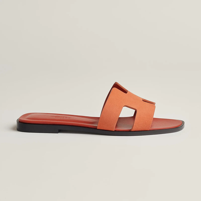 Hermès - Sandales Oran Rose Bois De Santa