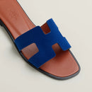 Hermès - Sandales Oran Bleu Smalt