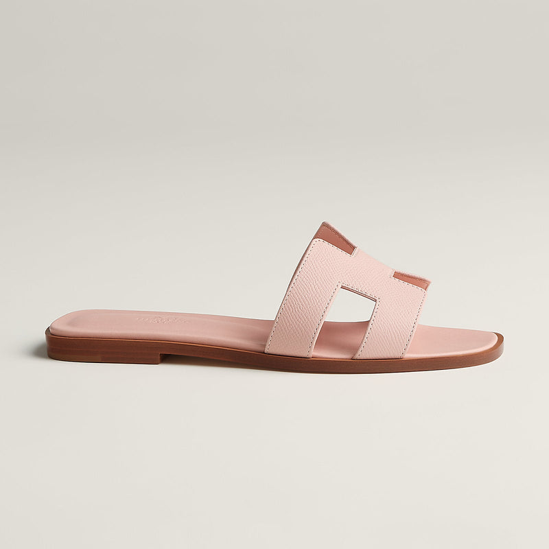 Hermès - Sandales Oran Rose Pâle