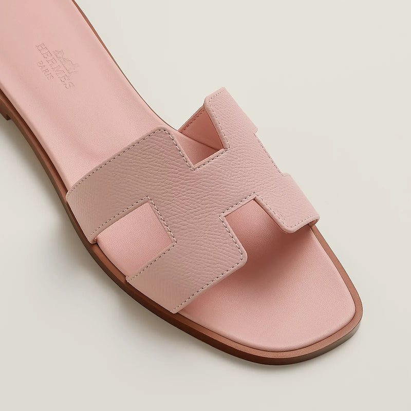 Hermès - Sandales Oran Rose Pâle