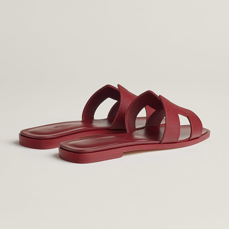 Hermès - Sandales Oran Rouge H