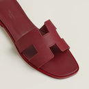 Hermès - Sandales Oran Rouge H