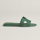 Hermès - Sandales Oran Vert Lierre