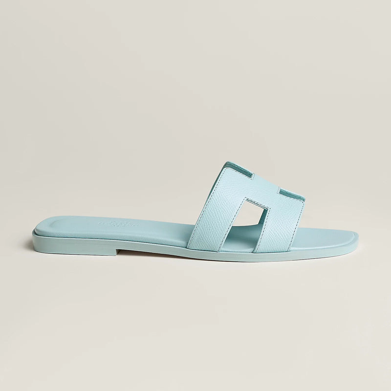 Hermès - Sandales Oran Bleu Brume