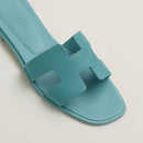 Hermès - Sandales Oran Bleu Minéral