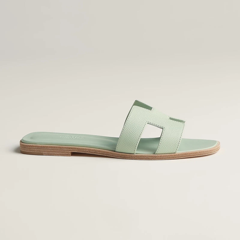 Hermès - Sandales Oran Vert Jade