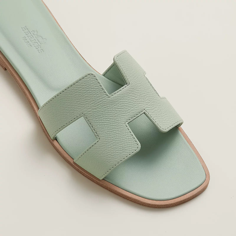 Hermès - Sandales Oran Vert Jade