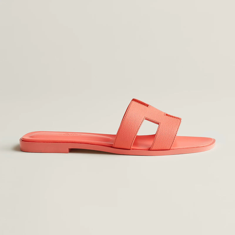 Hermès - Sandales Oran Orange Joey