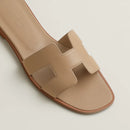 Hermès - Sandales Oran Beige Lin