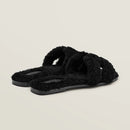 Hermès - Sandales Oran Noir en Laine