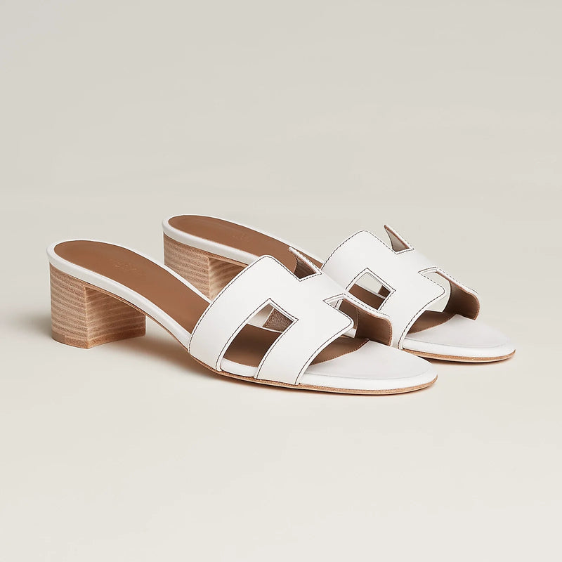 Hermès - Sandales Oasis Blanc