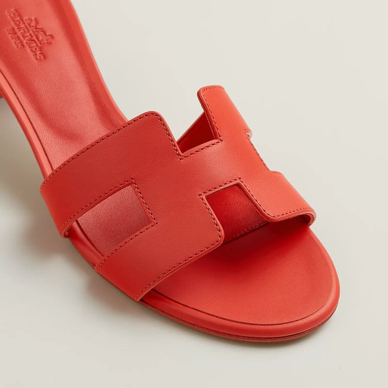 Hermès - Sandales Oasis Orange Capucine