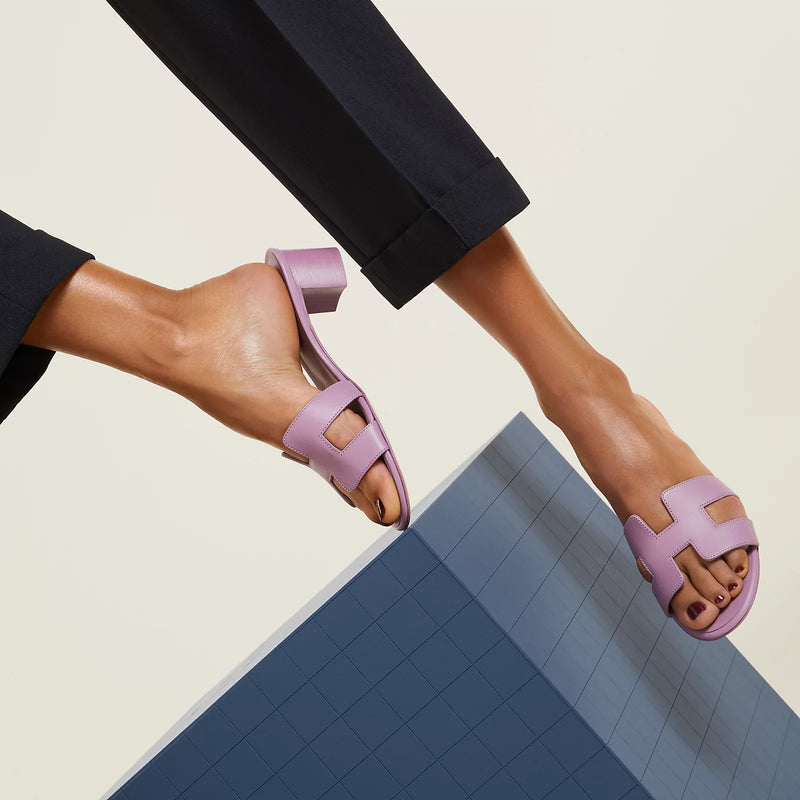 Hermès - Sandales Oasis Bruyère