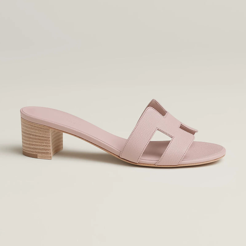 Hermès - Sandales Oasis Rose Porcelaine