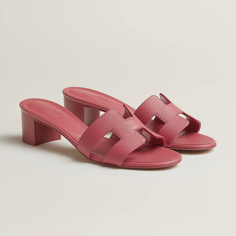Hermès - Sandales Oasis Rose De Venise