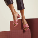 Hermès - Sandales Oasis Rose De Venise