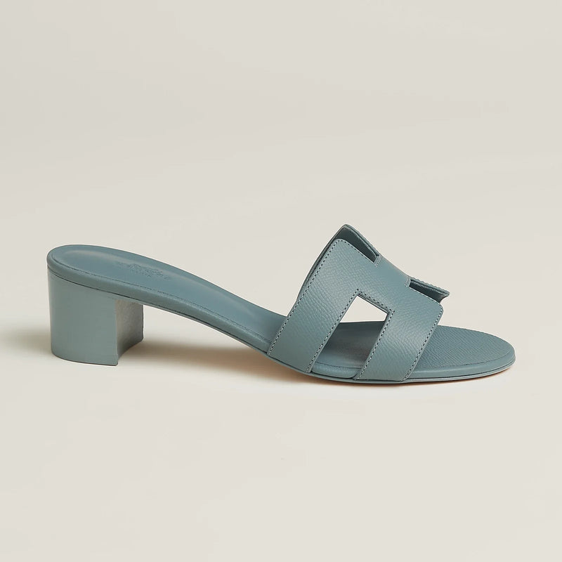 Hermès - Sandales Oasis Gris Antarctique