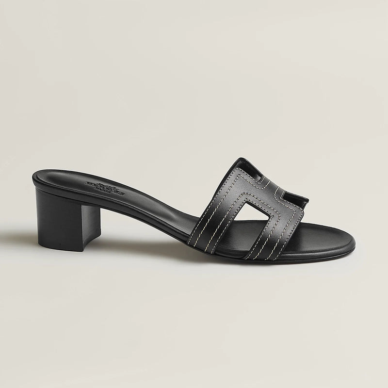 Hermès - Sandales Oasis Noir