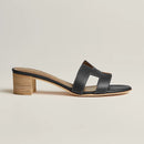 Hermès - Sandales Oasis Noir / Natural