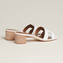 Hermès - Sandales Oasis Blanc / Natural