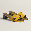 Hermès - Sandales Oasis Jaune Topaze