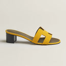 Hermès - Sandales Oasis Jaune Topaze
