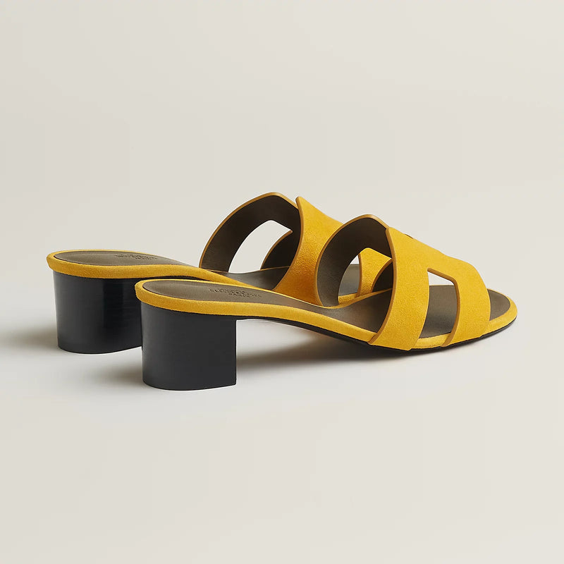 Hermès - Sandales Oasis Jaune Topaze