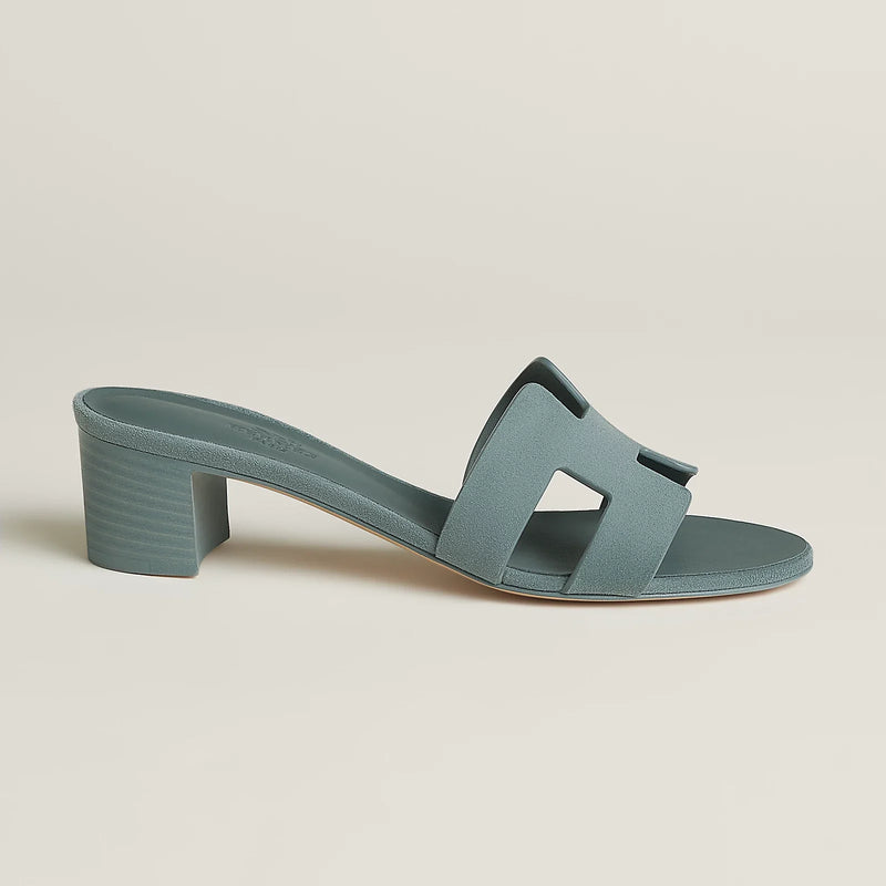 Hermès - Sandales Oasis Bleu Tonnerre