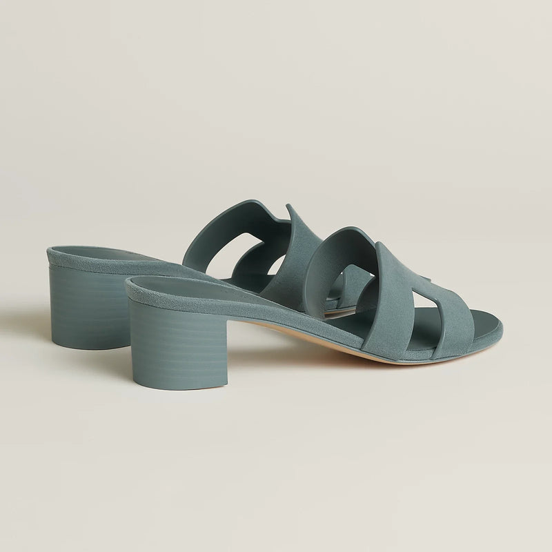 Hermès - Sandales Oasis Bleu Tonnerre