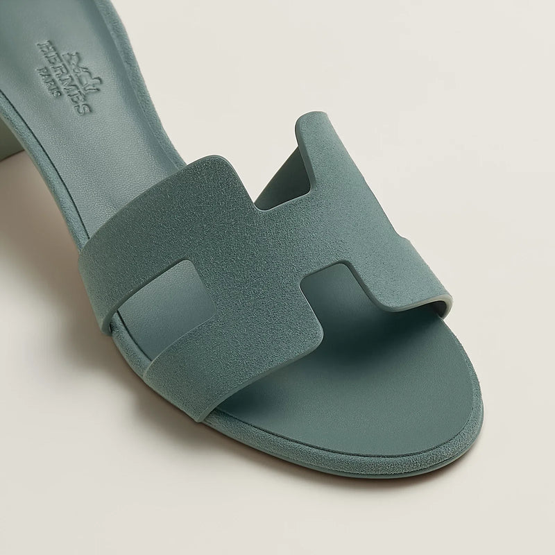 Hermès - Sandales Oasis Bleu Tonnerre