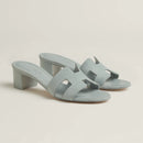 Hermès - Sandales Oasis Gris Nuage