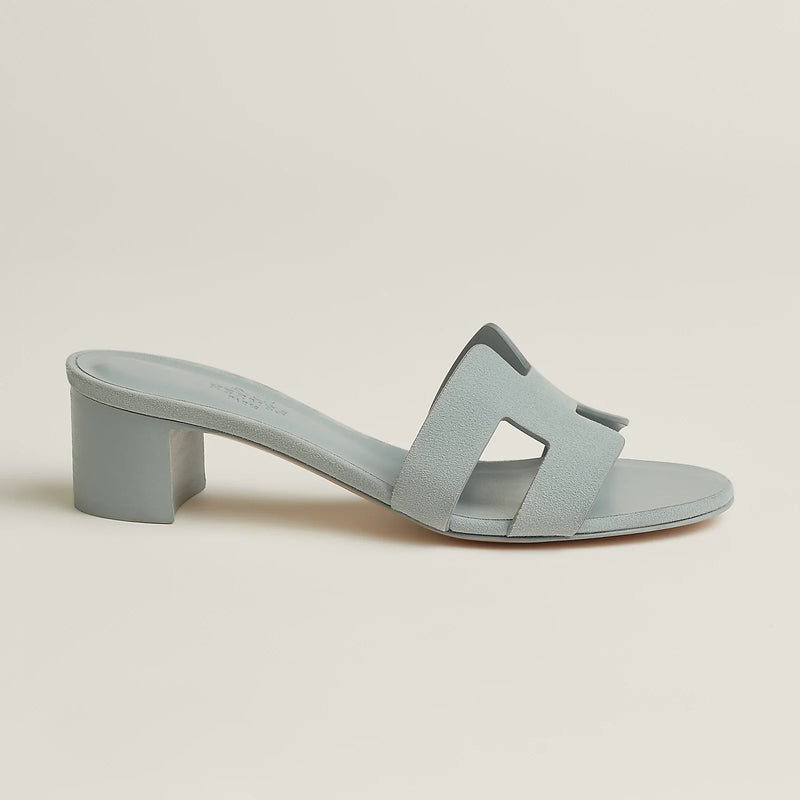 Hermès - Sandales Oasis Gris Nuage