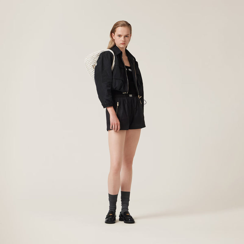 Miu Miu - Débardeur en Viscose Noir