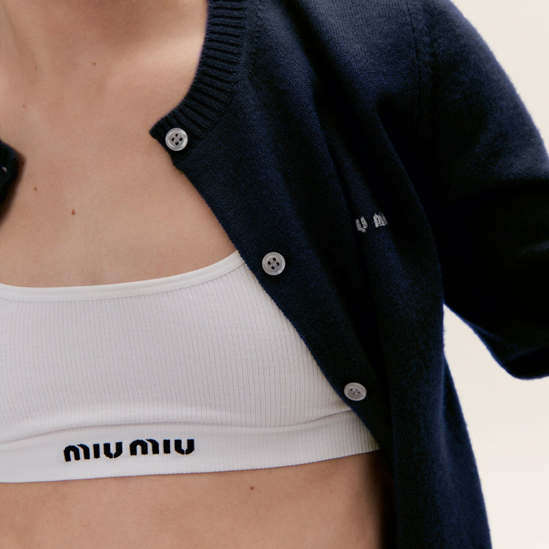 Miu Miu - Haut dos nageur Blanc