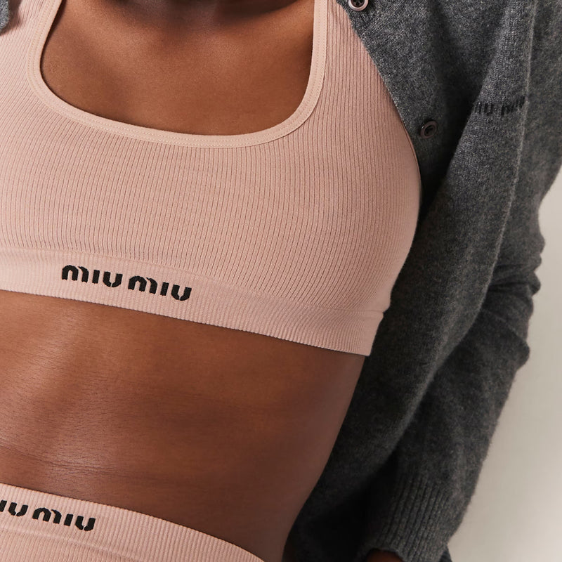 Miu Miu - Haut dos nageur Beige Chair