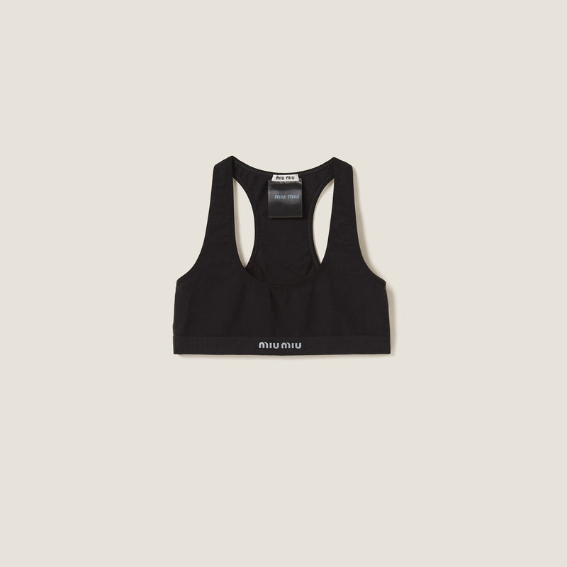 Miu Miu - Haut dos nageur Noir