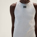 Miu Miu - Haut en jersey côtelé Gris