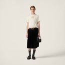 Miu Miu - T-shirt en jersey Naturel