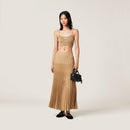 Miu Miu - Top en lamé Or