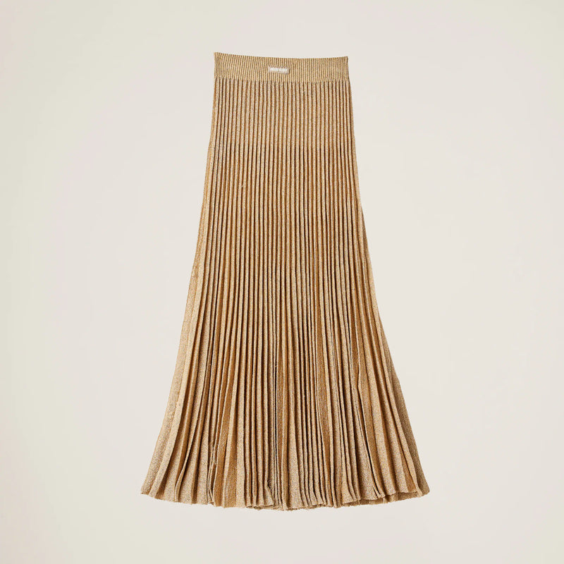 Miu Miu - Jupe en lamé Or