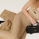 Miu Miu - Jupe en lamé Or