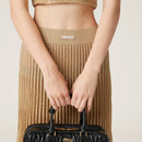 Miu Miu - Jupe en lamé Or