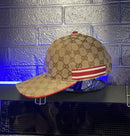 Casquette Classique GG bandes rouges