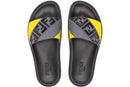 Fendi - Claquettes Multicolore Gris Jaune