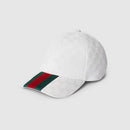 Casquette GG avec bande Web en blanc