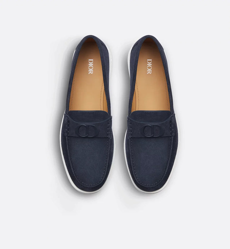 Dior - Mocassin CD Granville Suède Bleu marine