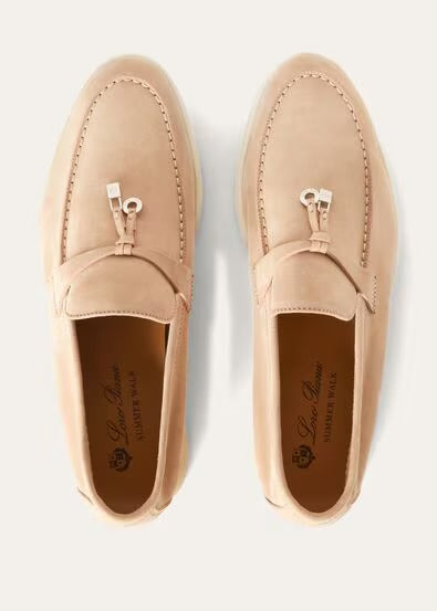 Loro Piana - Mocassins Summer Charms Walk Rose Sable