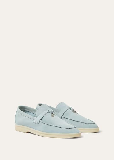 Loro Piana - Mocassins Summer Charms Walk Bleu clair